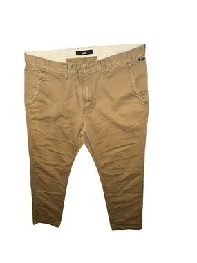 VTG Vans Pants Chino Men's 36 khaki Straight Leg Flat Front